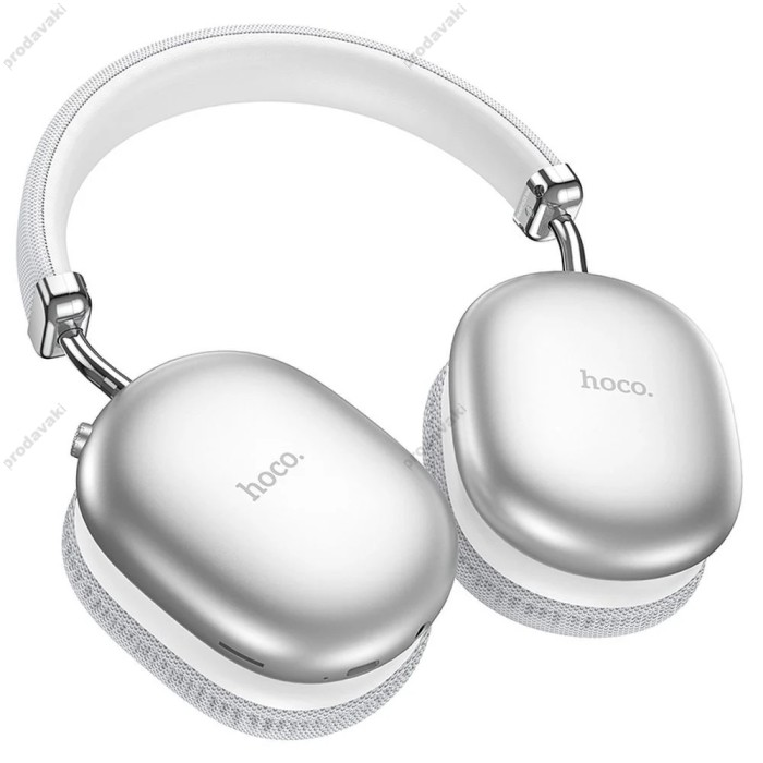 Бездротові Bluetooth навушники Hoco W35 Max Joy headphones BT 5.3 Silver